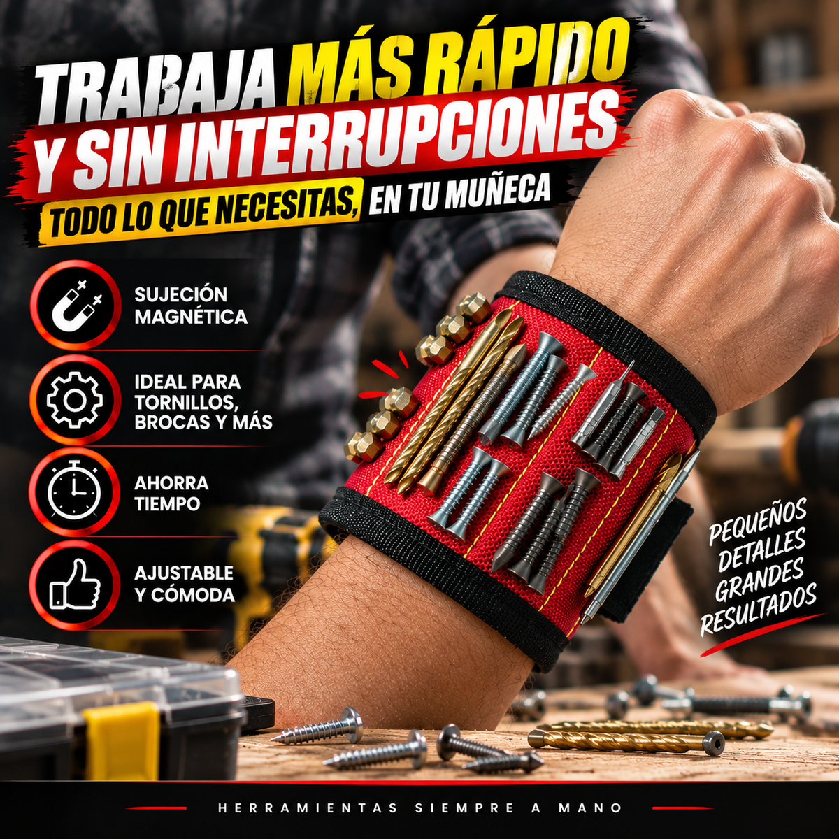 MAGNOVA™ | Pulsera Magnética Multiuso PRO
