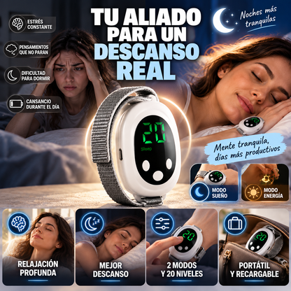 CALMIA™ | Neurocontrolador Portátil del Sueño.