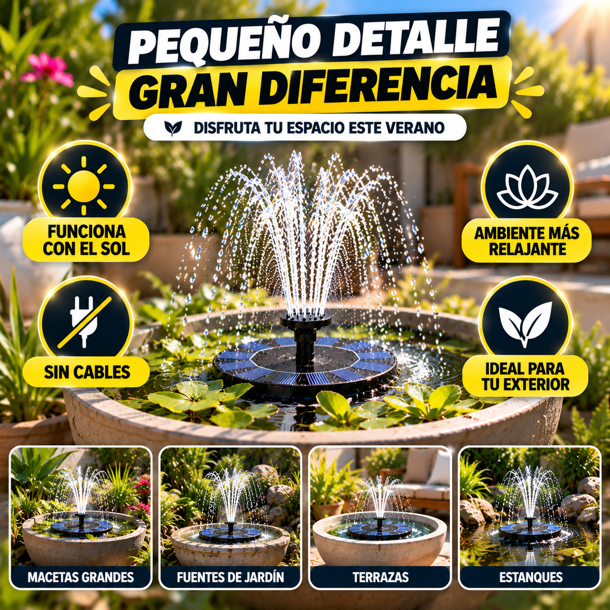 AQUAVIVA™ | FUENTE SOLAR MULTIUSO