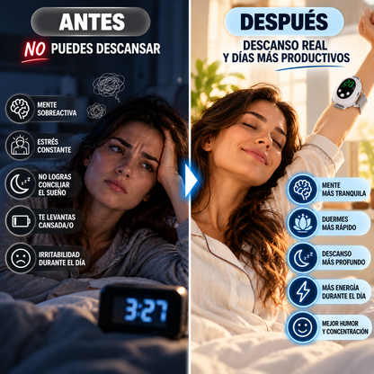 CALMIA™ | Neurocontrolador Portátil del Sueño.