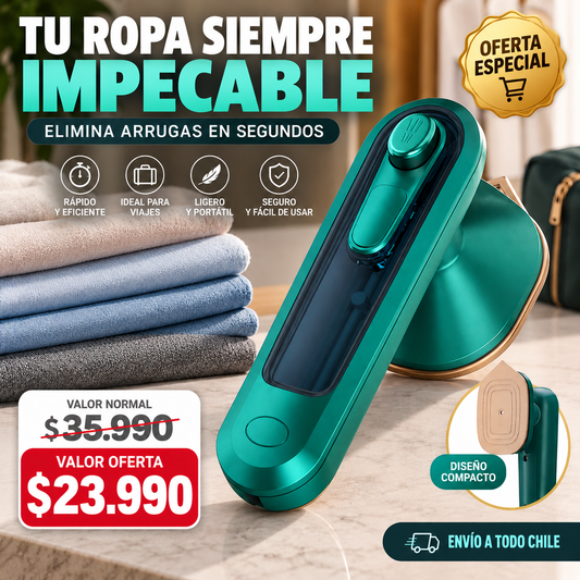 VELORA™ | Plancha a vapor portatil