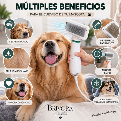 FURFLOW™ | SECADOR Y CEPILLO PARA MASCOTAS