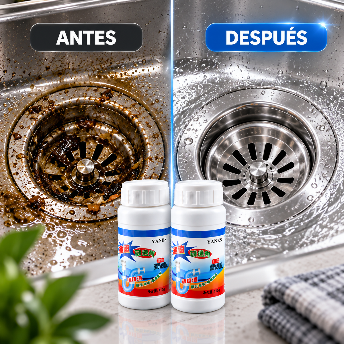 DRAINFLOW™ | DESTAPADOR DE CAÑERIAS PRO.