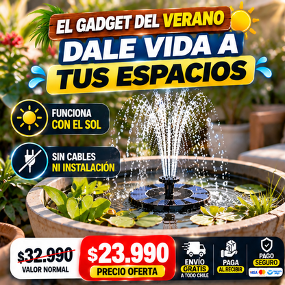 AQUAVIVA™ | FUENTE SOLAR MULTIUSO